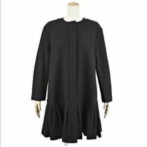 New DVF Black Pea Coat